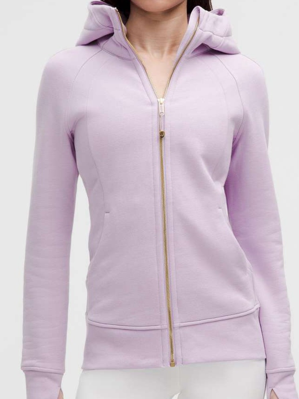 Lululemon Scuba Full-Zip Hoodie
Lilac Ether / Gold